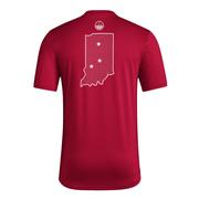 Indiana Adidas Military Pregame Tee